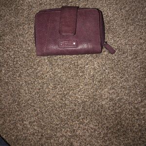 Purple Fossil Wallet